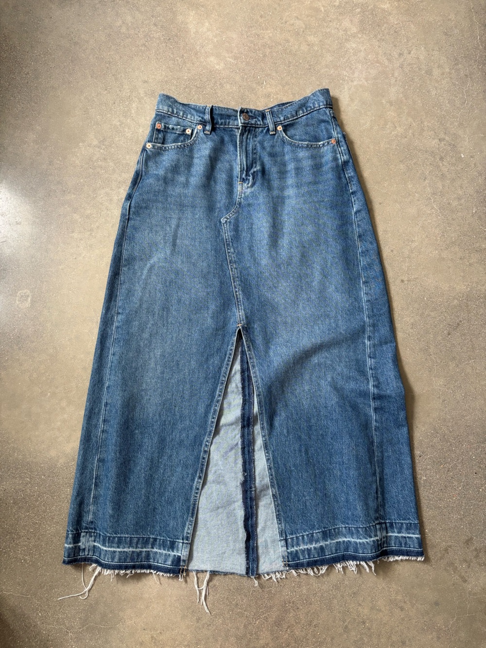 Gap Maxi Denim Skirt | Size 28 (6) Petite